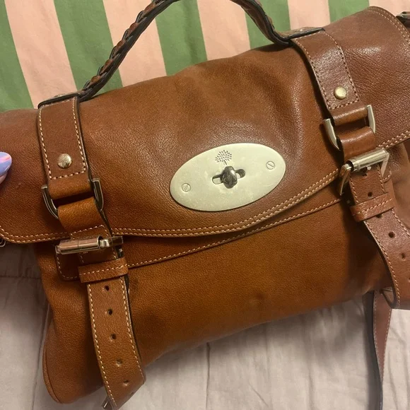 Mulberry Tan Leather Alexa Bag Authentic - Picture 2 of 9